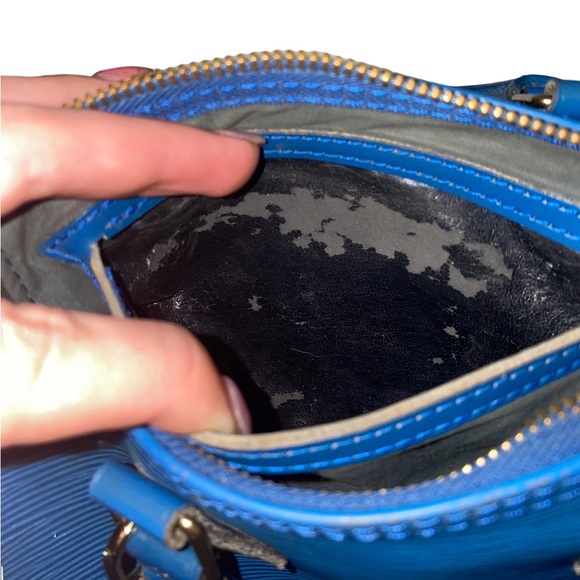 5 pc set Louis Vuitton Toledo Blue Epi Speedy 25, Tag, Lock, Key, COA & Dustbag - Picture 16 of 17